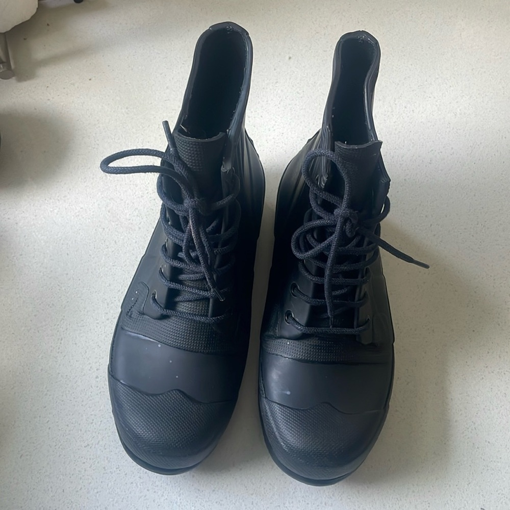 Hunter Black Rain Boots Size 39